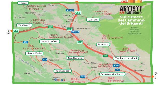Cultura Abruzzo - BRIGANTAGGIO: ARTISTI DIPINGONO CAMMINO LAZIO-ABRUZZO Cultura Abruzzo - BRIGANTAGGIO: ARTISTI DIPINGONO CAMMINO LAZIO-ABRUZZO
