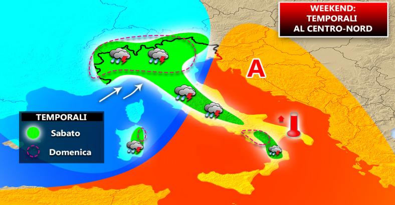 notizie Abruzzo - METEO: SOLE E CALDO PER IL 25 APRILE, POI MALTEMPO DIFFUSO