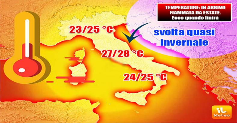 notizie Abruzzo - METEO: TRE GIORNI CALDO ANOMALO, POI IRRUZIONE ARTICA