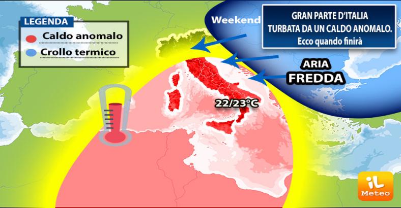 notizie Abruzzo - METEO: BEL TEMPO SINO A GIOVEDI', POI FREDDO