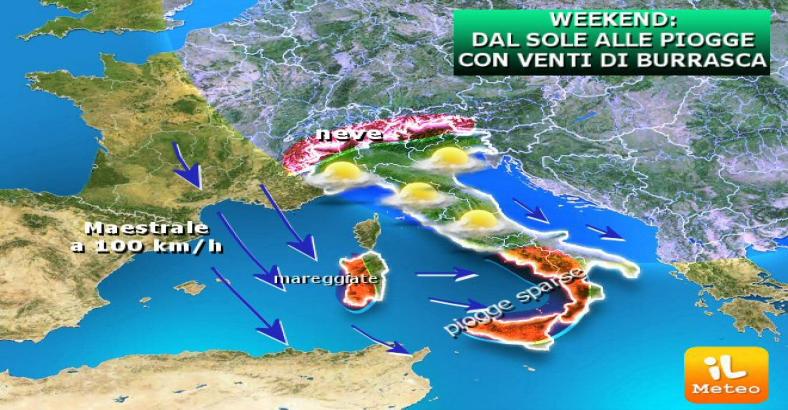 Cronaca Abruzzo - METEO: BREVE FASE BEL TEMPO, POI PIOGGE Cronaca Abruzzo - METEO: BREVE FASE BEL TEMPO, POI PIOGGE