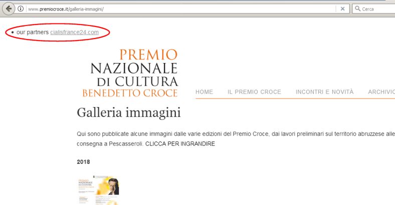 notizie Abruzzo - PREMIO CROCE: HACKER IN AZIONE SU SITO UFFICIALE