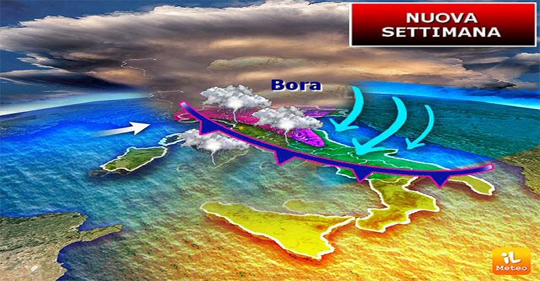 notizie Abruzzo - METEO: BREVE STOP AL CALDO, ATTESO ARRIVO DELLA BORA
