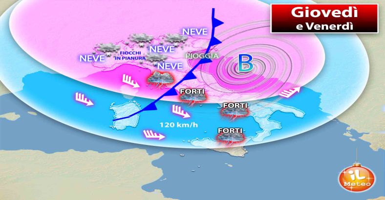 notizie Abruzzo - METEO: PERTURBAZIONE VELOCE, POI SOLE NEL WEEKEND