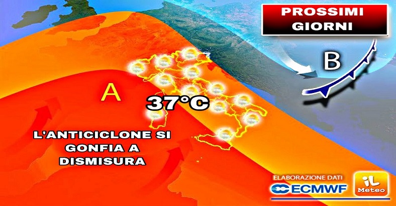 notizie Abruzzo - METEO: TORNA ALTA PRESSIONE CON SOLE E CALDO