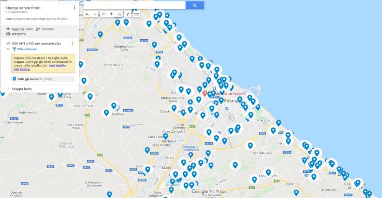 notizie Abruzzo - CORONAVIRUS: SCREENING PROVINCIA CHIETI, 148 NUOVI POSITIVI