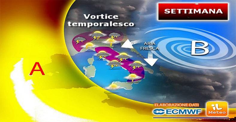 notizie Abruzzo - METEO: STOP ALL'ESTATE, ATTESI TEMPORALI E GRANDINATE